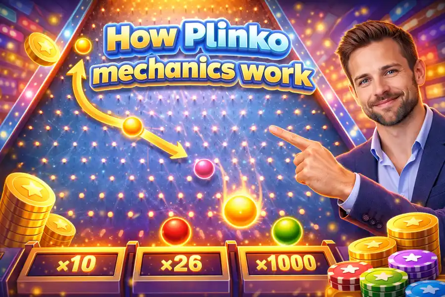How Plinko mechanics work